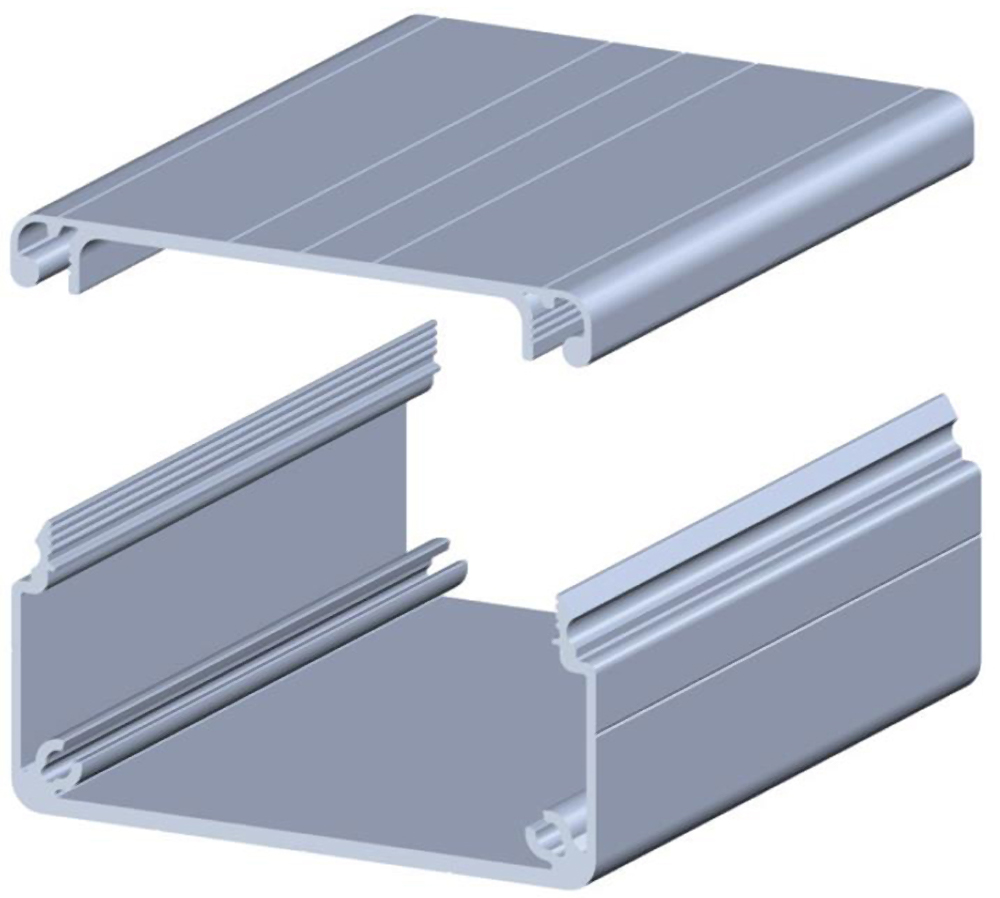 RS PRO Structural System Cable Management, 8 mm GrooveSlot 40 x 80 mm 68 mm Internal Width 35 mm Internal Height, 2 m L