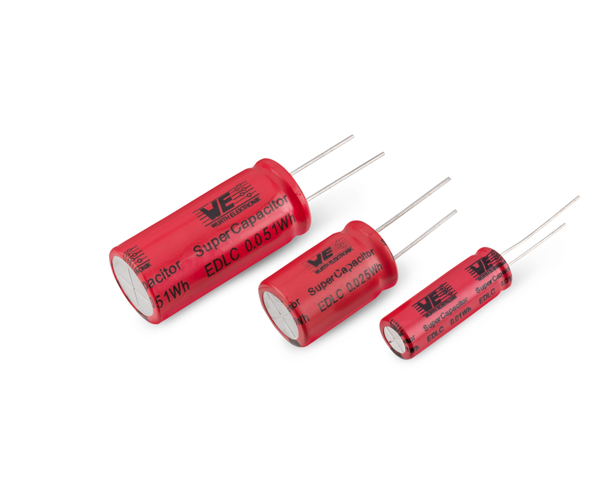 Wurth Elektronik 10 F Supercapacitor -10 to 30 % Tolerance, WCAP-STSC 2.7V dc, Through Hole