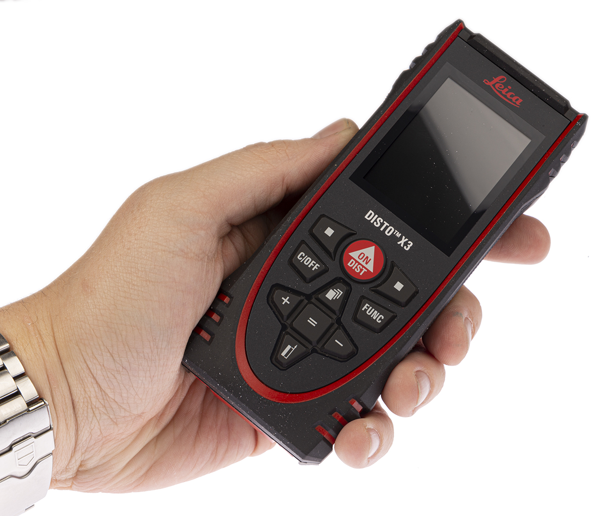 850833 Leica Laser Measure, 0.05 to 150 m Range, ±1.0 mm Accuracy