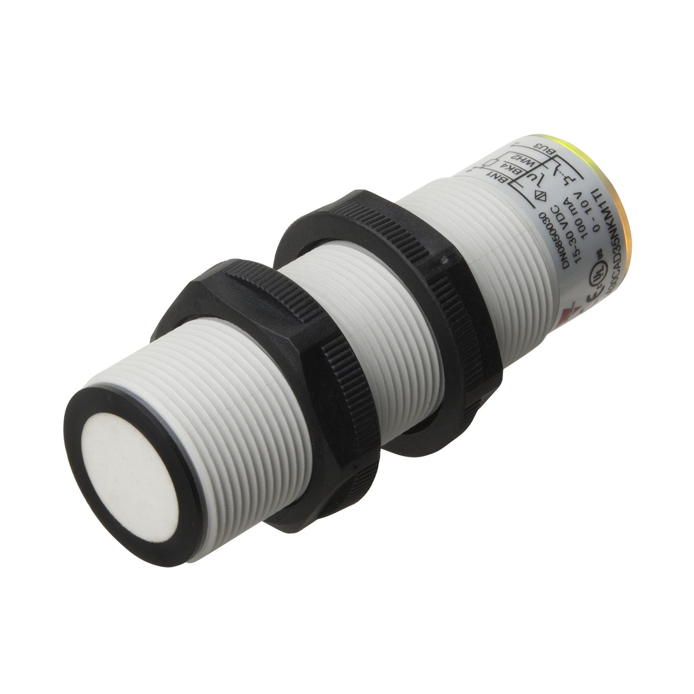 Carlo Gavazzi Ultrasonic Threaded Barrel Proximity Sensor, M18, 3.5 m Detection 0-10 V, 12 → 30 V dc