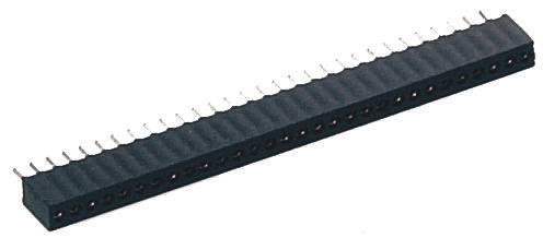 3 Way Preci-Dip Straight Through Hole 1.27 mm Pitch SIL Socket 100 V ac, 150V dc, Solder, 1A