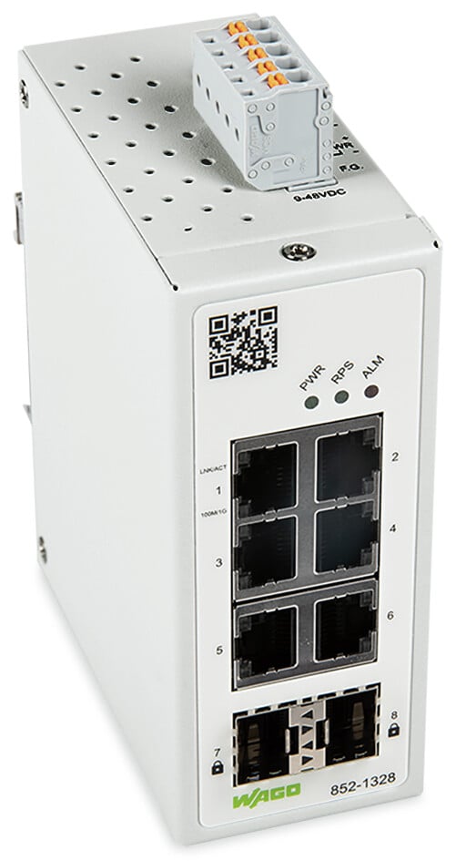 WAGO Managed 6 Port Industrial Ethernet Switch