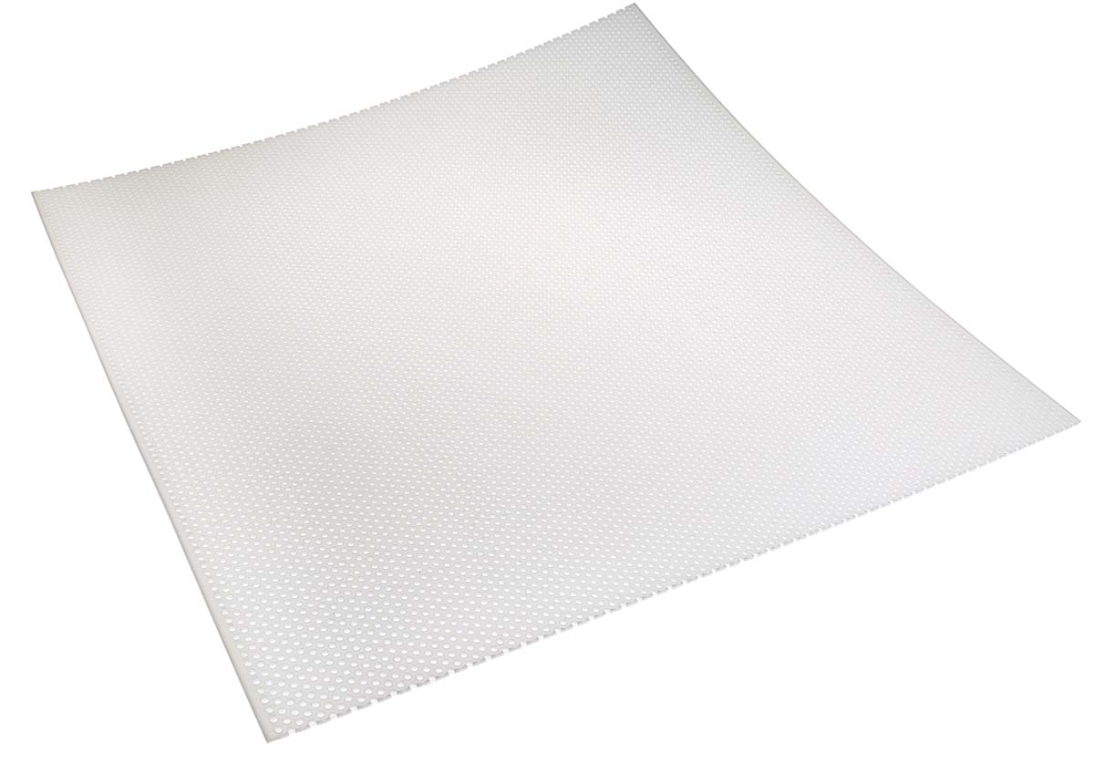 852-261 RS PRO White Polypropylene Plastic Sheet, 500 mm x 500mm x 2 mm