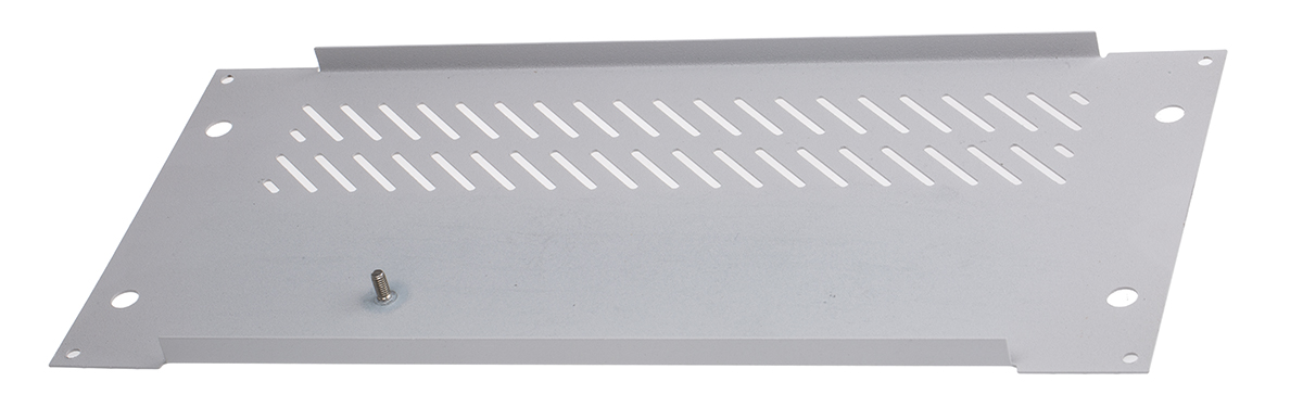 852-362 RS PRO Grey Steel, 3 U, 42 HP Ventilated 213.36mm