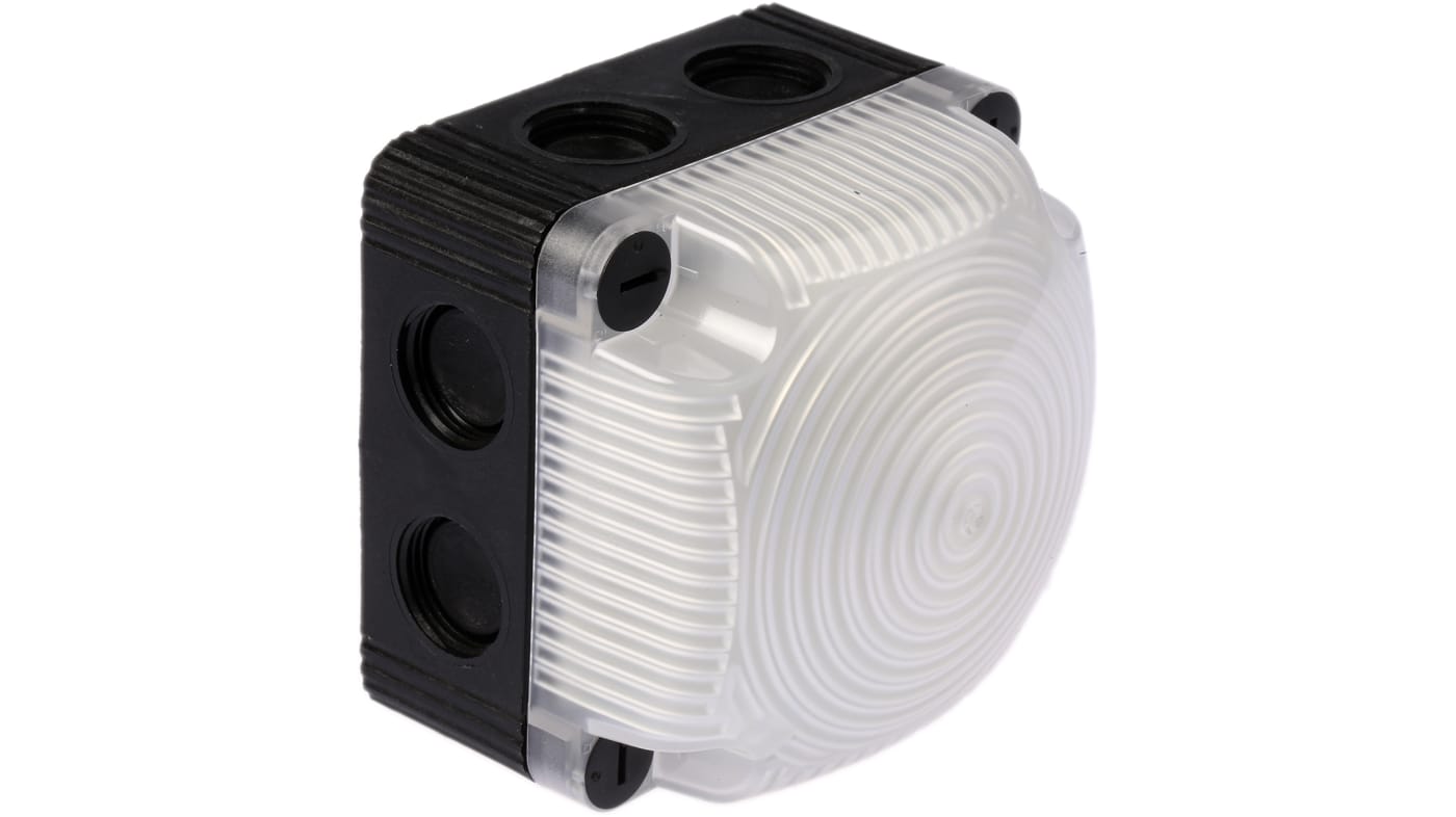 85348055 Werma BWM 853 Series Clear Steady Beacon 24V dc, LED Bulb Base, IP67, IP66