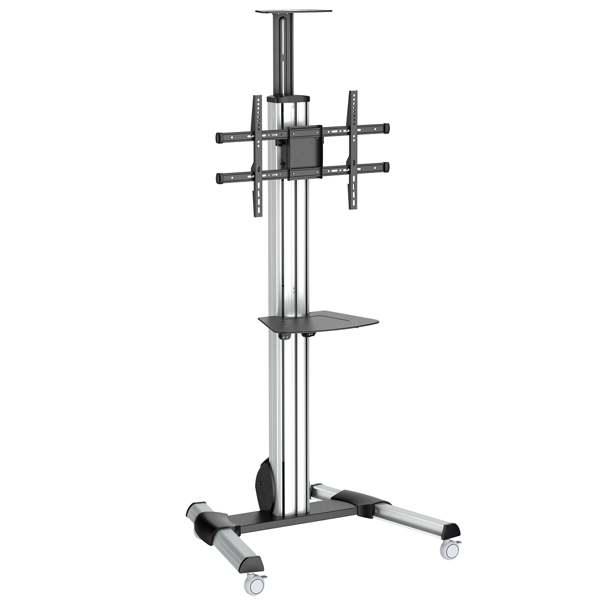 StarTech.com Floor Mounting Mobile TV Stand for 1 x Screen, 75in Screen Size