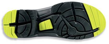 8544837 uvex Uvex 1 Unisex Yellow, Grey, Black Composite Safety Trainer, UK 4, EU 37