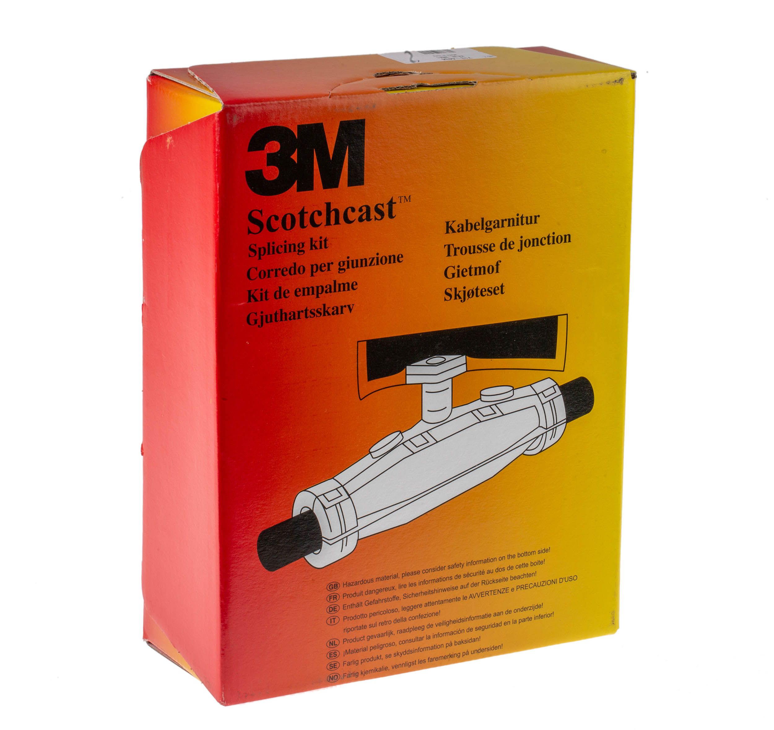92-nba1 3M Scotchcast Cable Joint Kit Straight Abrasive Sponge, Snap In 5 Core Spacer, Pre Cut Sealing Elements, Scotchcast 40