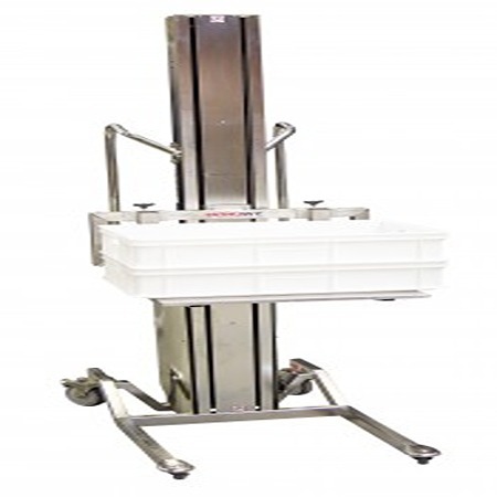 FIMM Flatbed Stainless Steel Platform Trolley, 80 kg Load, 1980 mm 964 mm, 584 mm