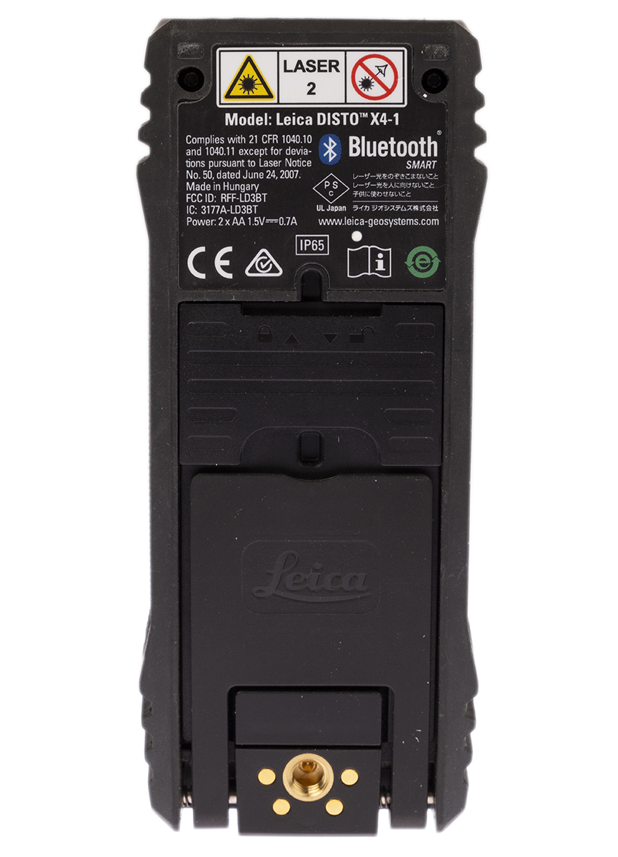 855107 Leica X4 Laser Measure, 0.05/150 μm Range, ±1 mm Accuracy