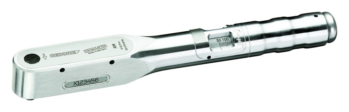 8554-01 Gedore DREMOMETER AM Click Torque Wrench, 6 to 30 Nm, 1/4 in Drive, Square Drive, 268mm Overall