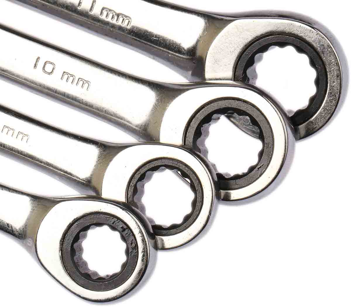 85597 GearWrench 12-Piece Spanner Set, 8 to 19 mm, Alloy Steel
