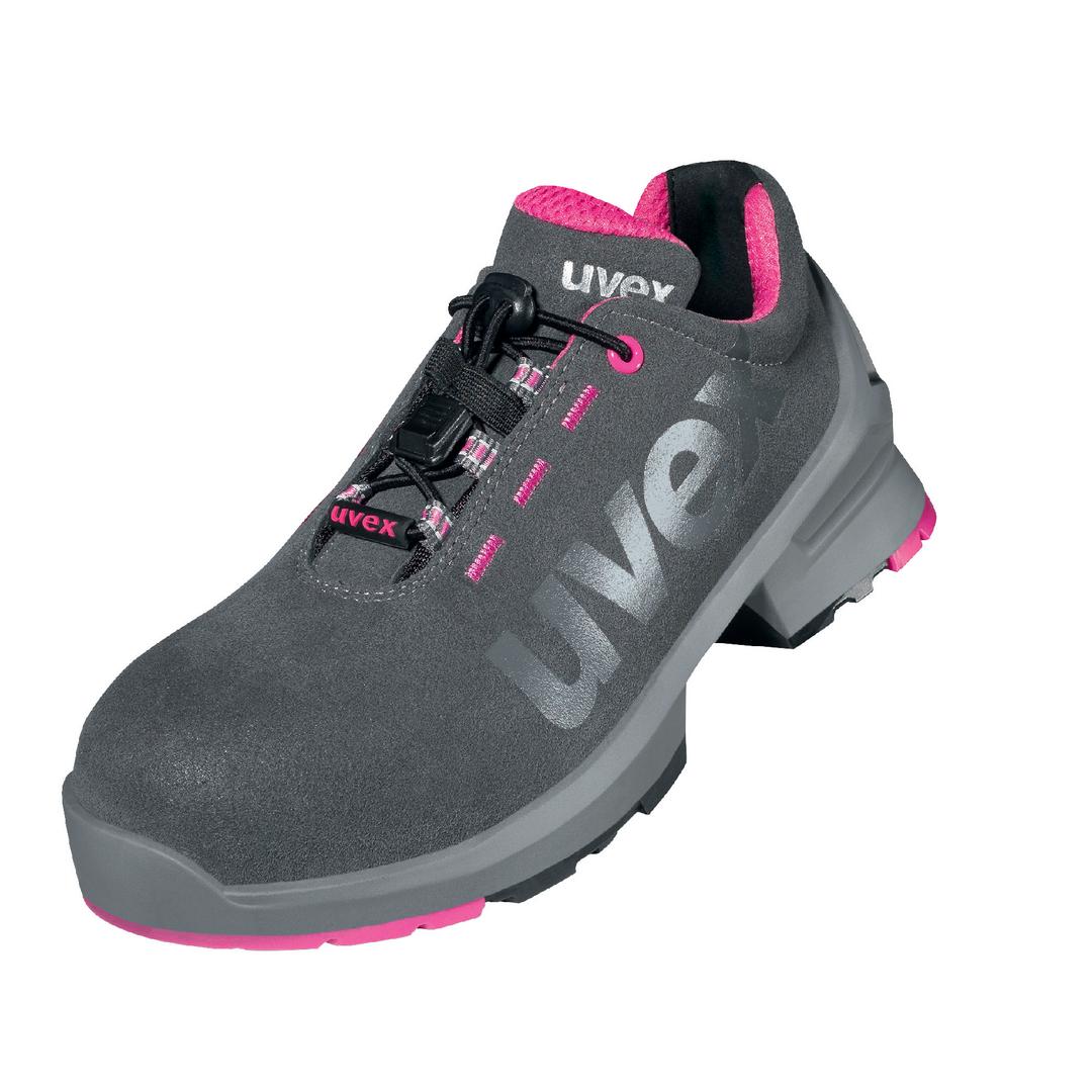 uvex Uvex 1 ladies Women's Grey, Pink Composite Safety Trainer, UK 8, EU 42