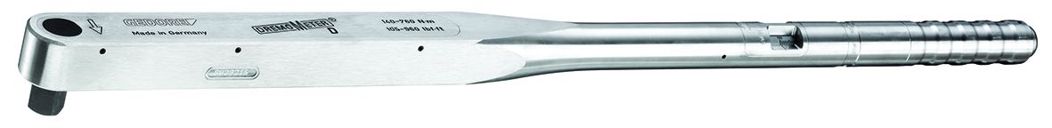 8563-10 Gedore Click Torque Wrench, 155 To 760 Nm, 3/4 in Drive, Square Drive, 812mm Overall