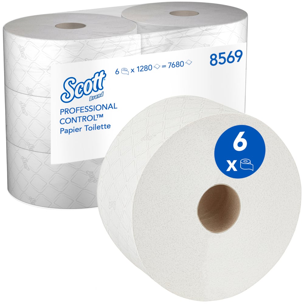 SCOTT 6 rolls of 1280 Sheets Toilet Roll, 2