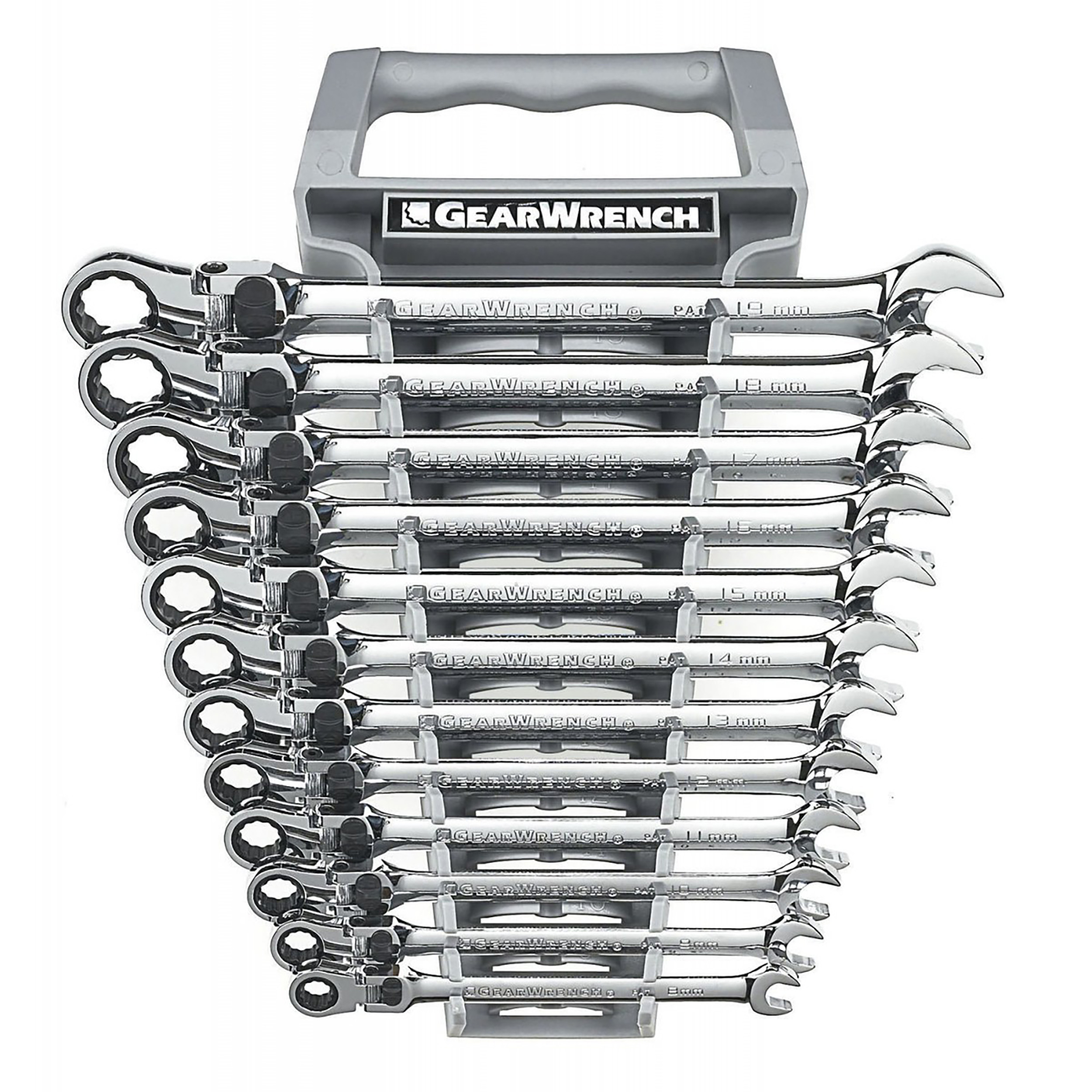 85698 GearWrench 12-Piece Spanner Set, 8 to 19 mm