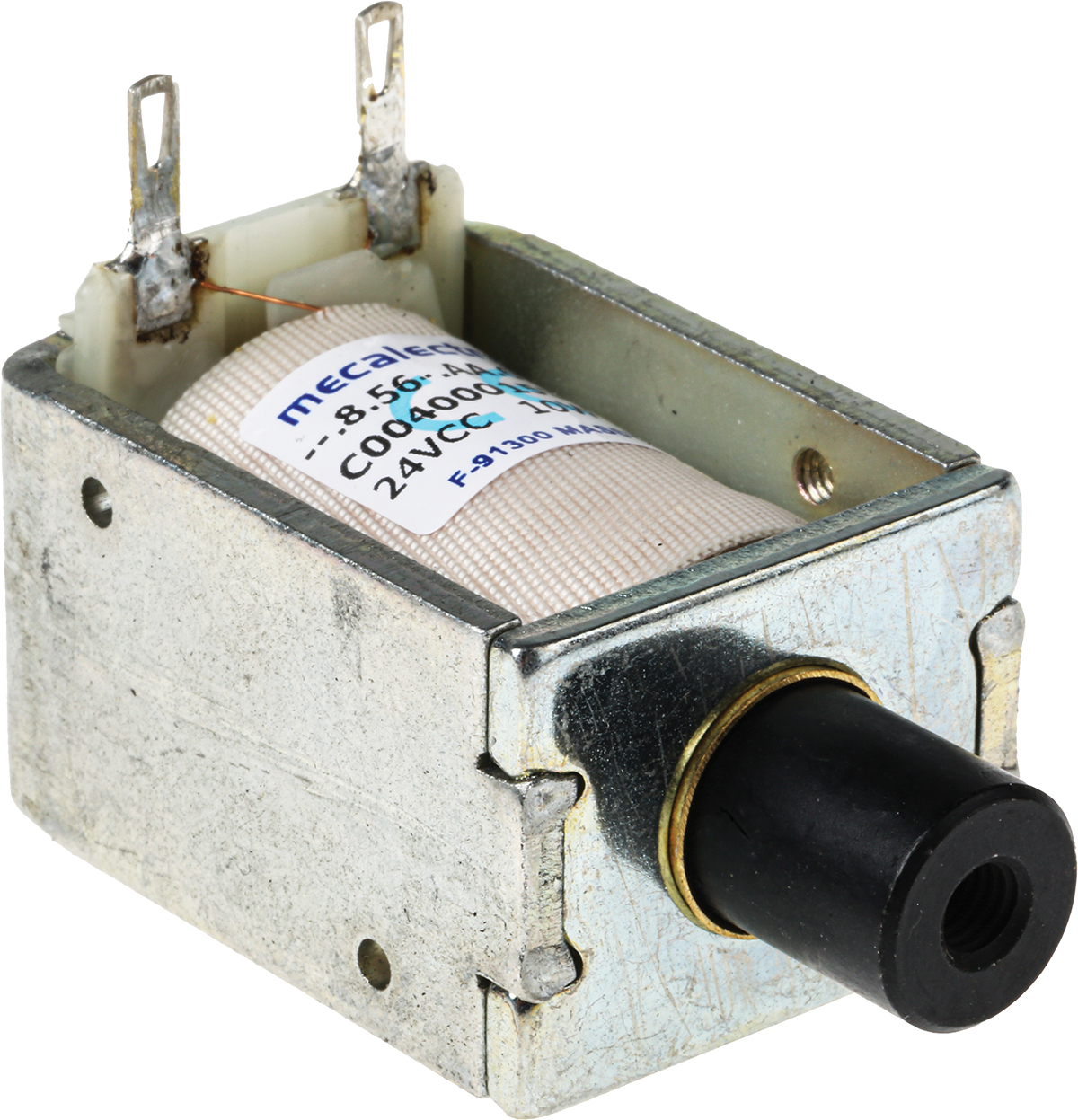 856aa62 Mecalectro Linear Solenoid, 24V 42 mm 30mm 24 mm