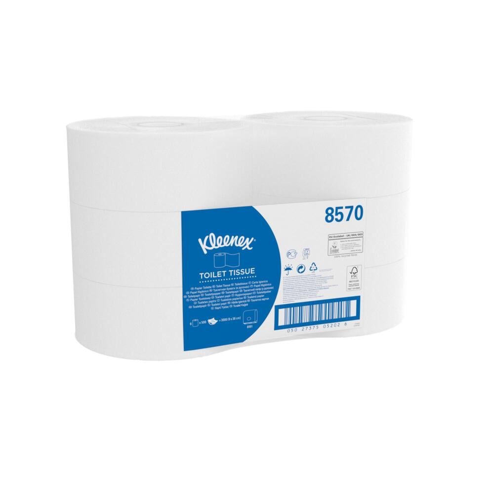 8570 KLEENEX 6 rolls of 500 Sheets Toilet Roll, 2