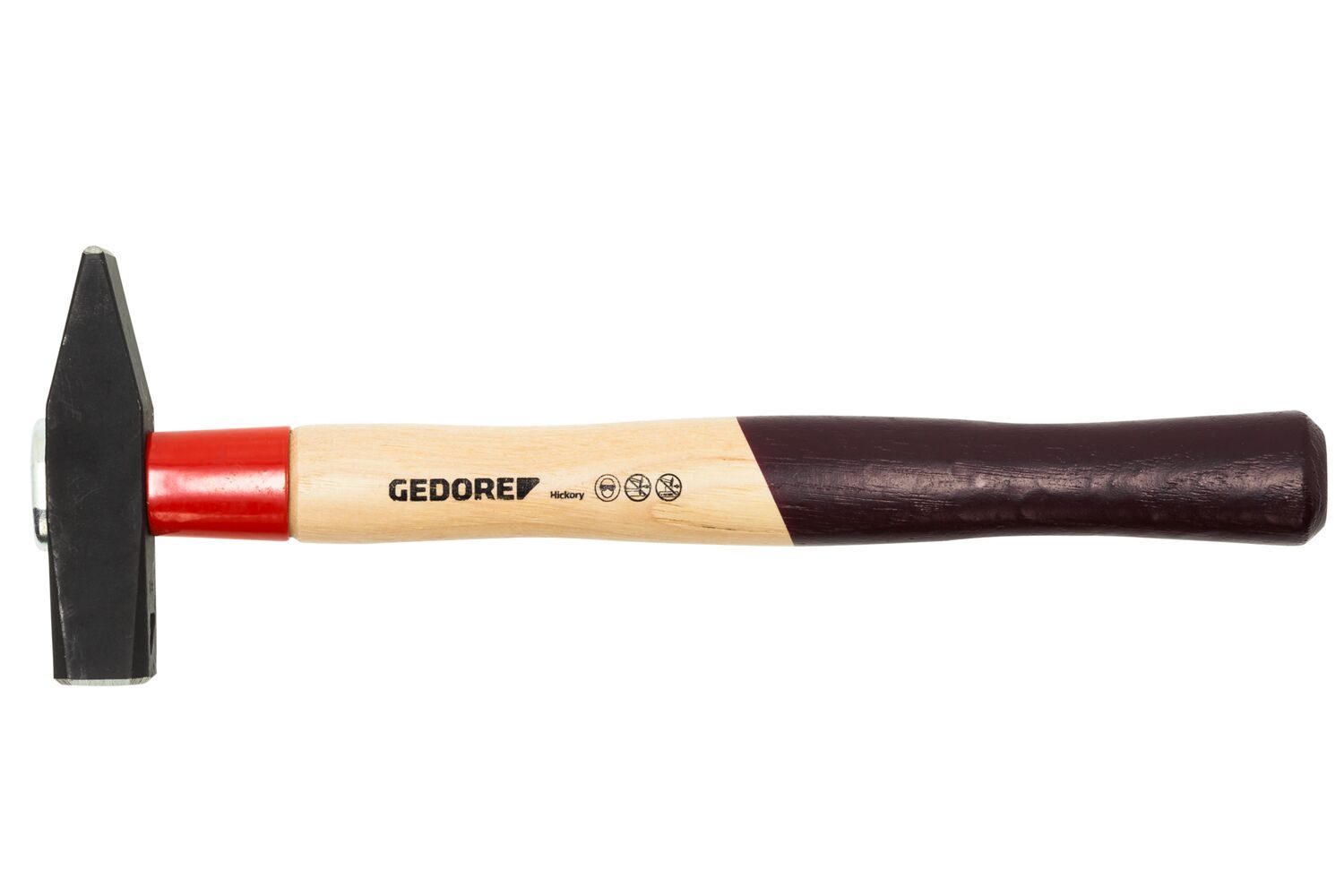 Gedore Forged Alloy Head Engineer Hammer with Hickory Wood Handle, 300 g