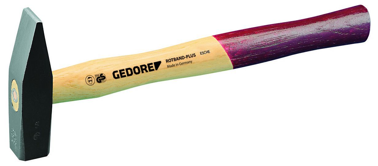 Gedore Forged Alloy Head Engineer Hammer with Ash Handle, 500 g