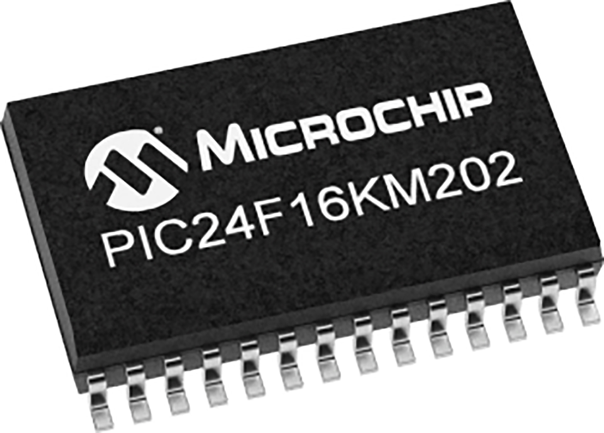 Microchip, 16 bit PIC, PIC24FV Microcontroller, 32 MHz, 16kB FLASH, 28-Pin SSOP