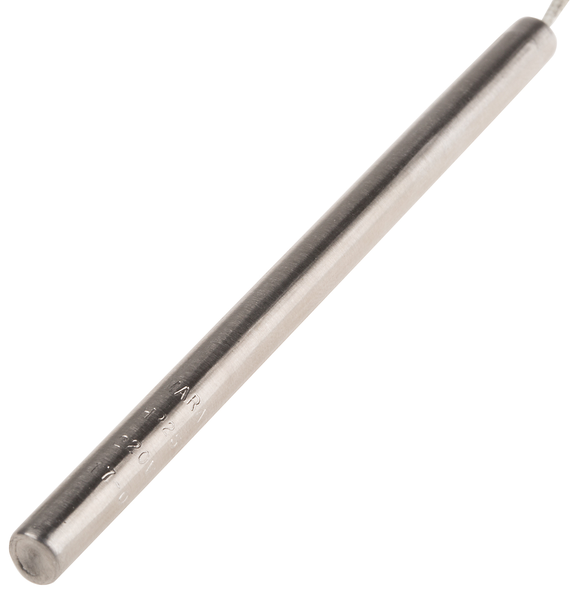 RS PRO Heating Element, 4 in, Cartridge Heater, 300 W, 220V ac