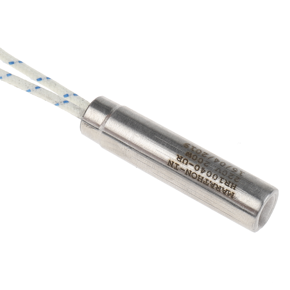860-6909 RS PRO Heating Element, 40 mm, Cartridge Heater, 200 W, 220V ac