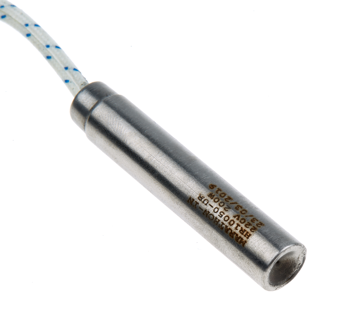 860-6912 RS PRO Heating Element, 50 mm, Cartridge Heater, 200 W, 220V ac