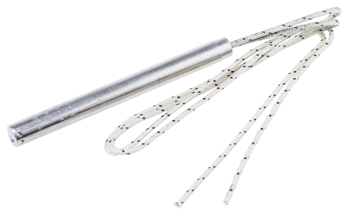 RS PRO Heating Element, 4 in, Cartridge Heater, 220 W, 220V ac