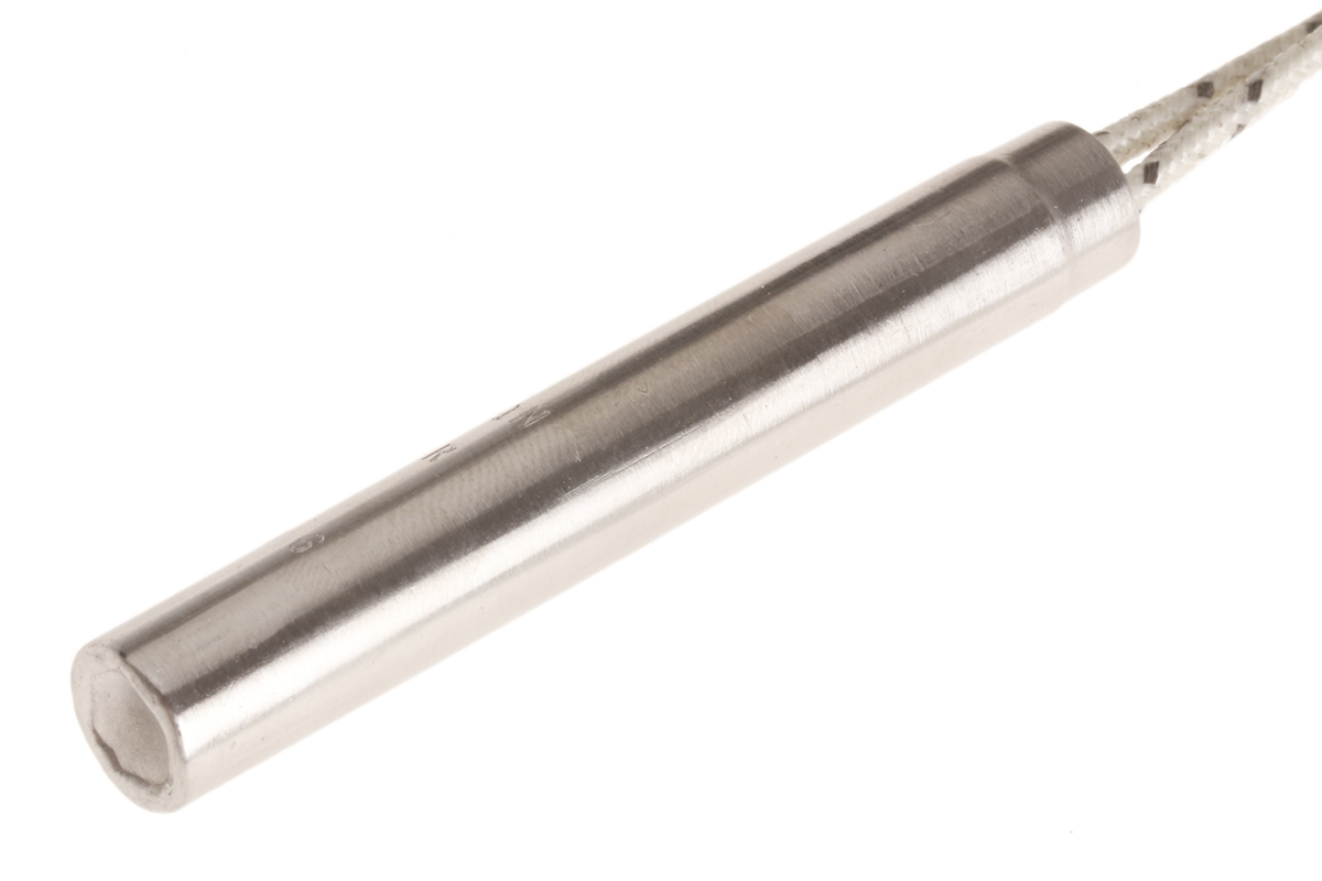 RS PRO Heating Element, 2.5 in, Cartridge Heater, 300 W, 220V ac
