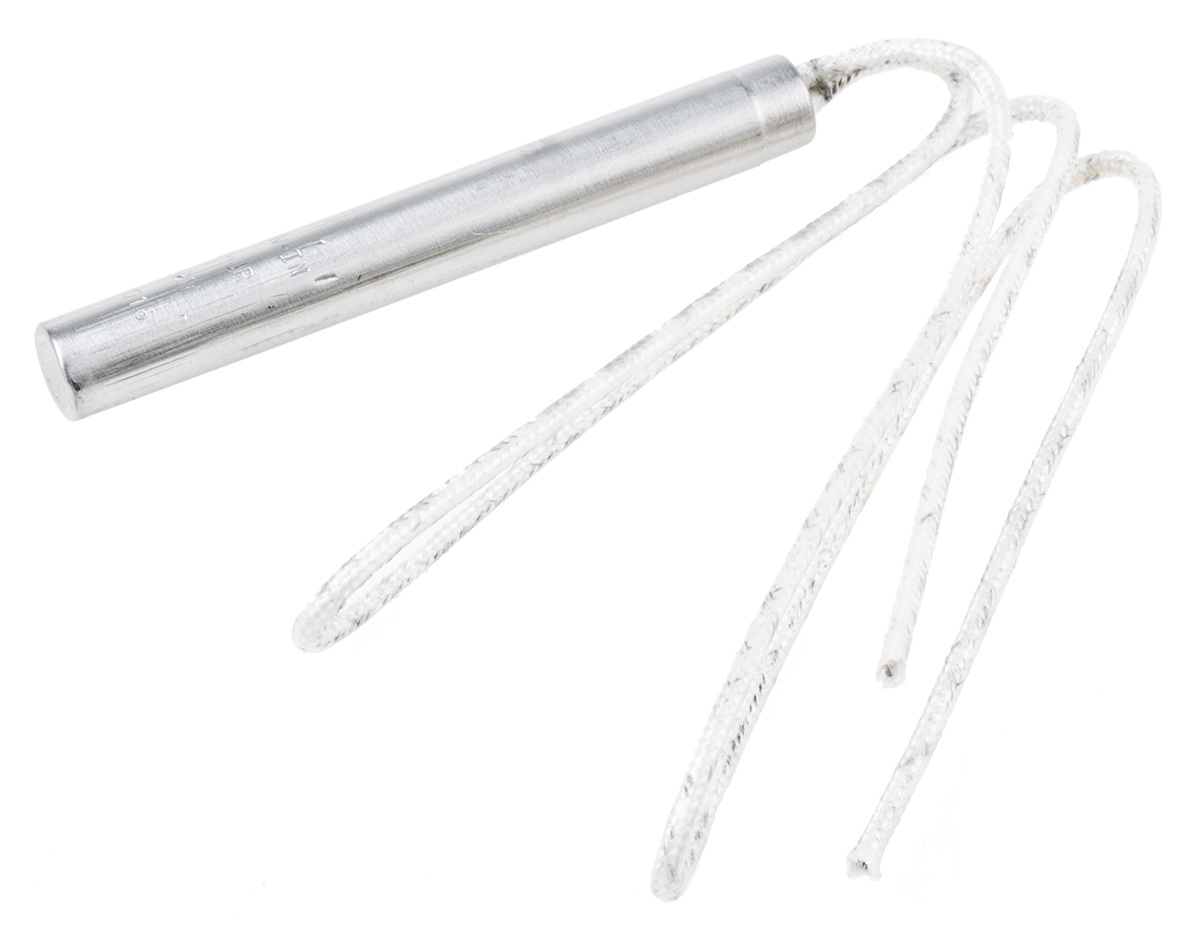 RS PRO Heating Element, 3 in, Cartridge Heater, 250 W, 120V ac
