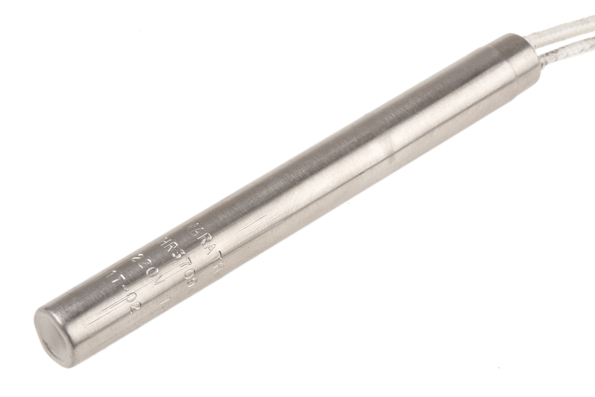 RS PRO Heating Element, 3.5 in, Cartridge Heater, 150 W, 220V ac