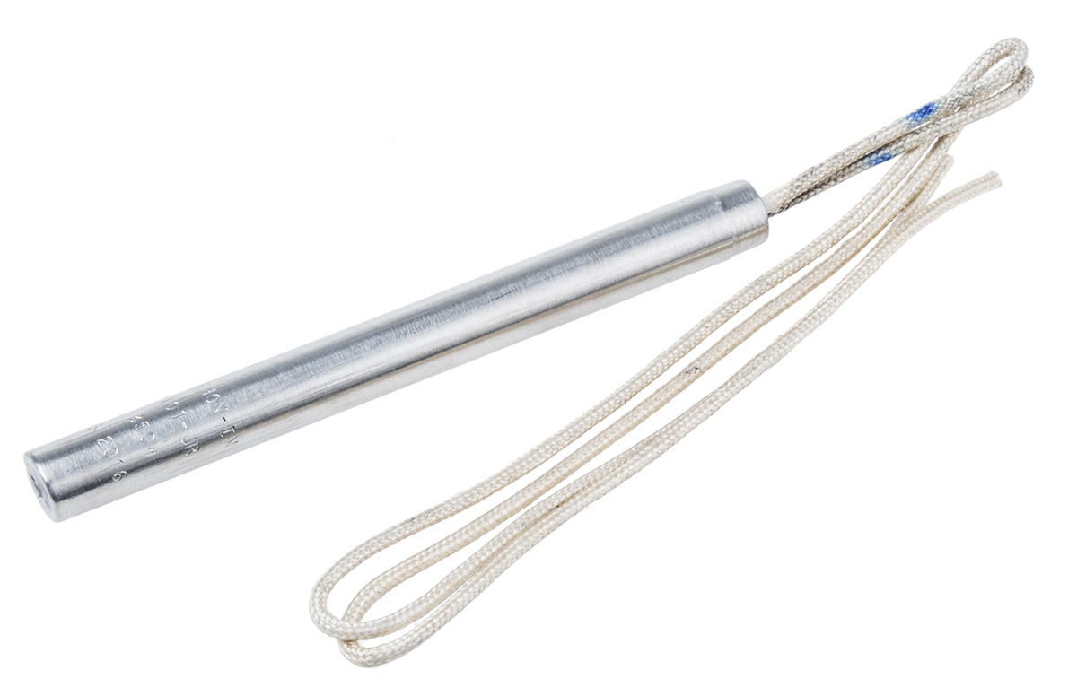 RS PRO Heating Element, 4 in, Cartridge Heater, 350 W, 120V ac