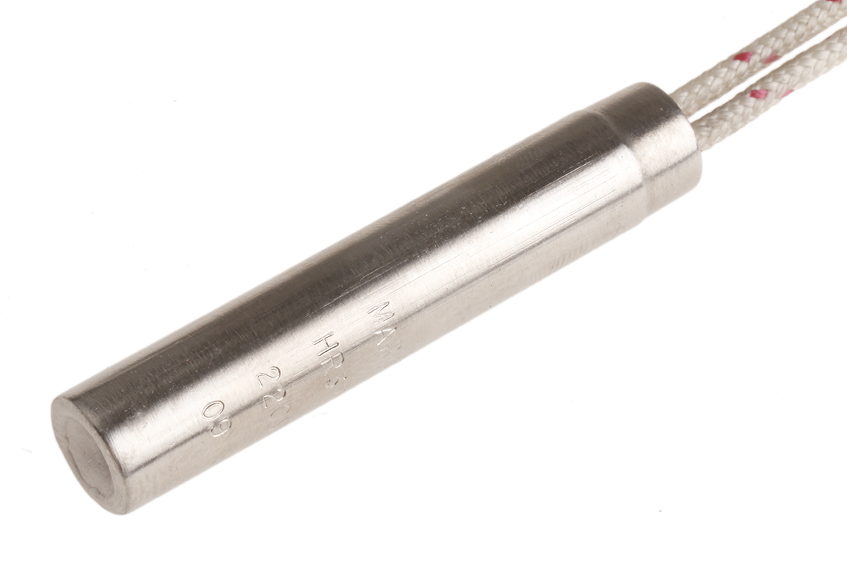 RS PRO Heating Element, 2 in, Cartridge Heater, 200 W, 220V ac