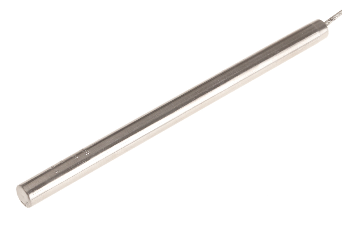 RS PRO Heating Element, 6 in, Cartridge Heater, 350 W, 220V ac