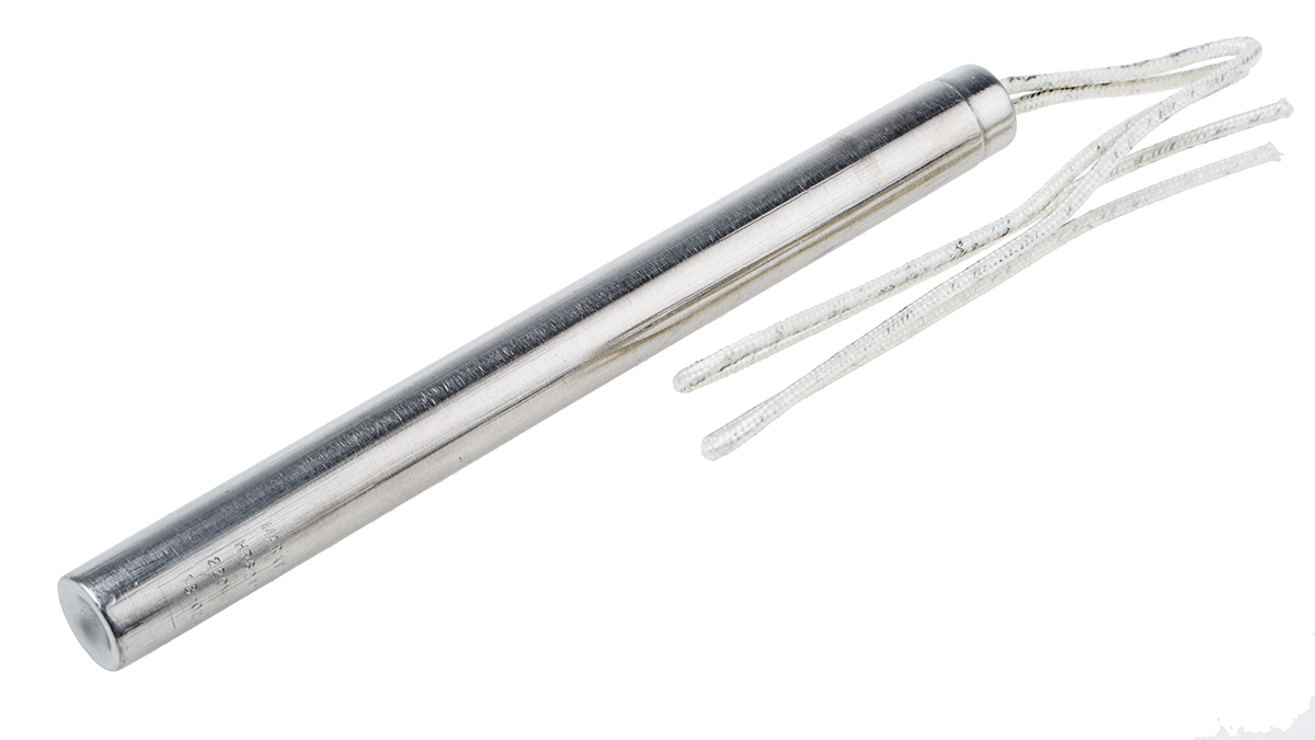 RS PRO Heating Element, 7 in, Cartridge Heater, 635 W, 220V ac
