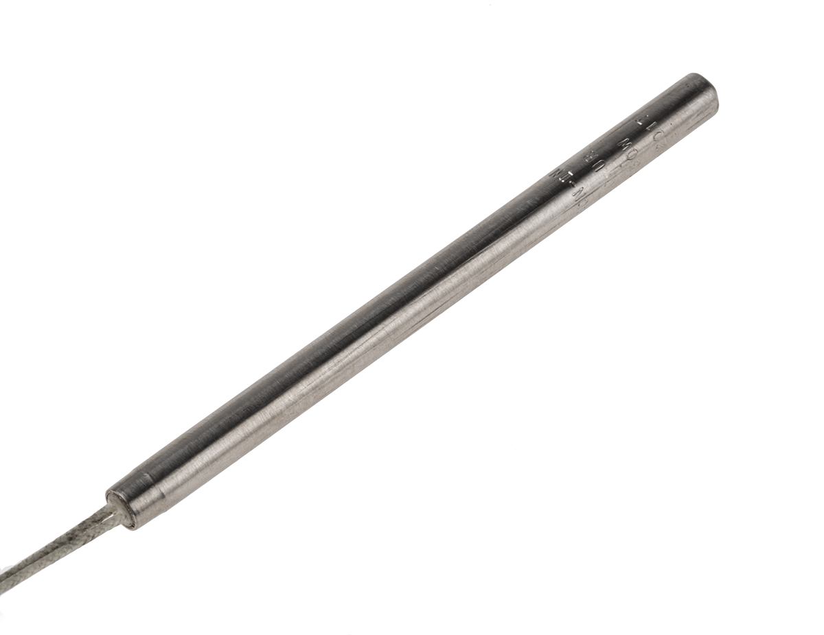 860-7126 RS PRO Heating Element, 100 mm, Cartridge Heater, 250 W, 220V ac