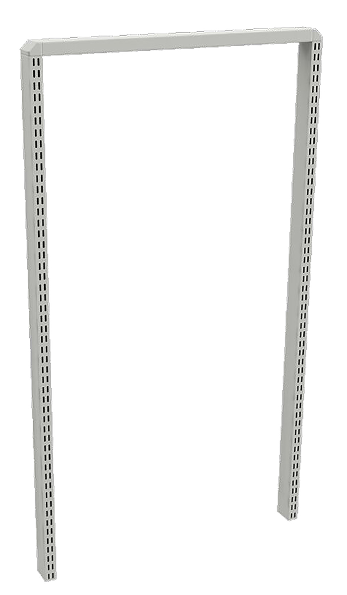 Treston Grey Steel Work Bench Upright Tubes, 1.35 m x 30mm, 60 mm