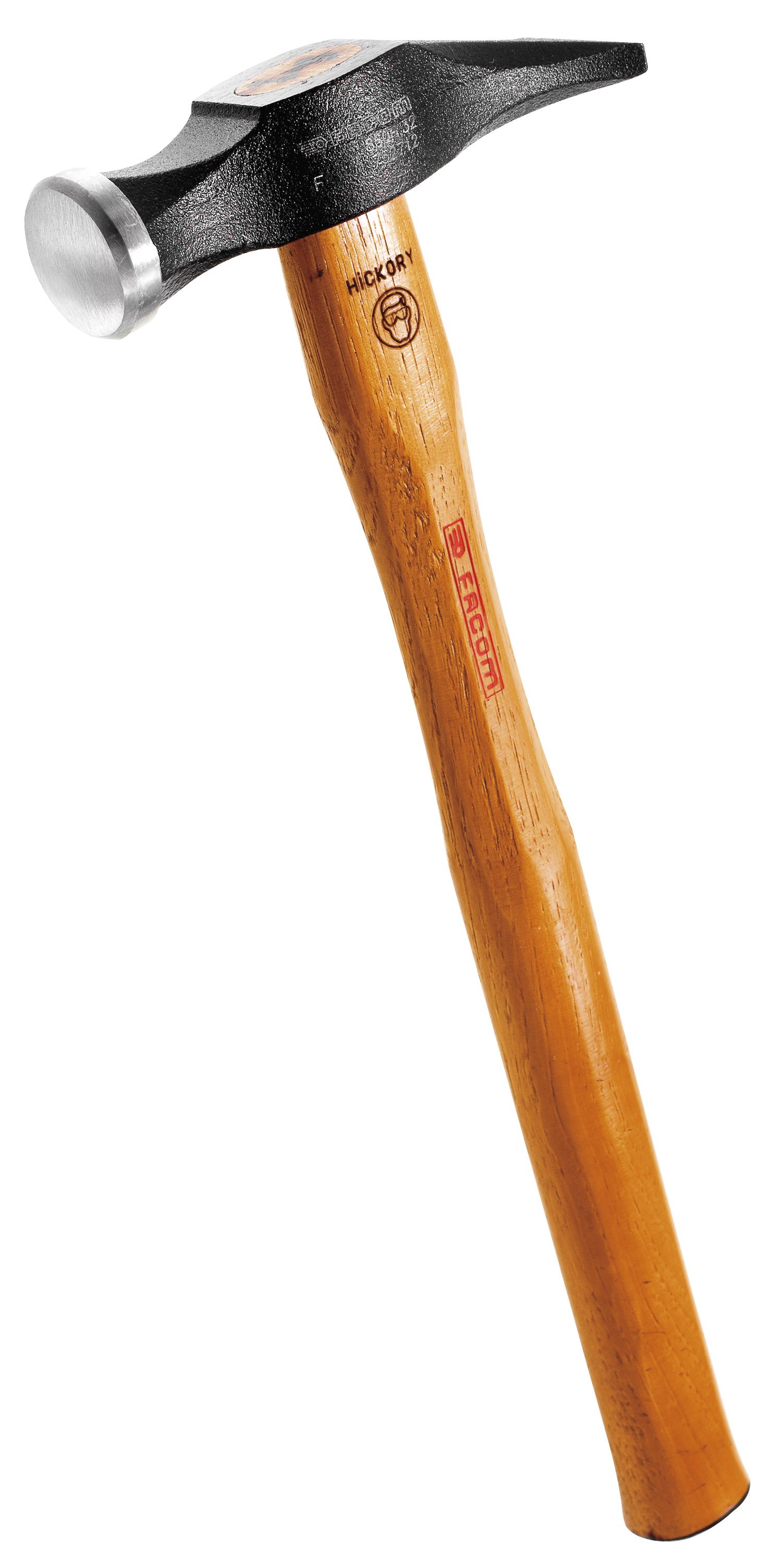 Facom Steel Head Dinging Hammer with Hickory Wood Handle, 370 g