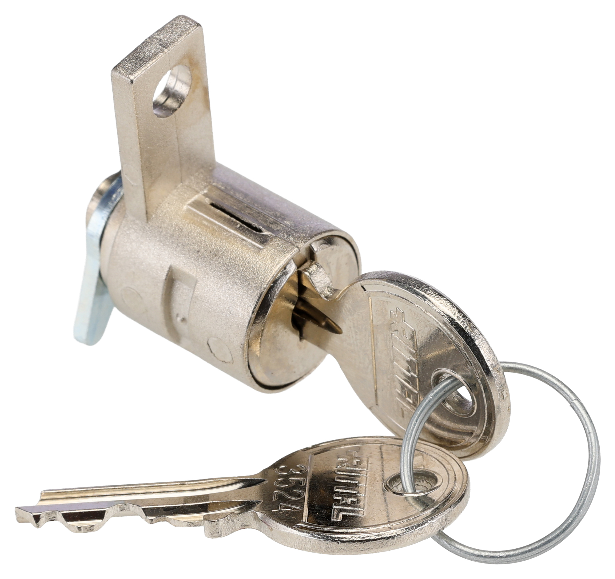 Rittal Silver Lock Insert, Mini Handle