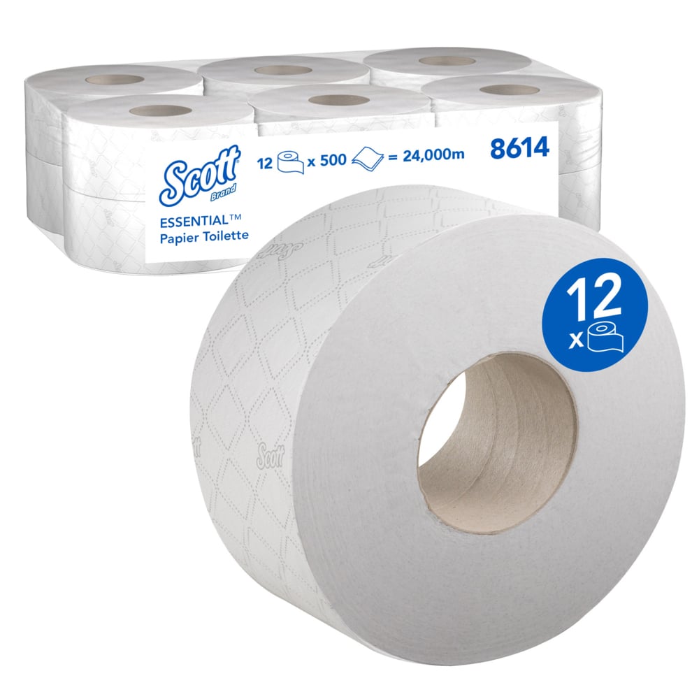 Hostess 12 rolls of 6000 Sheets Toilet Roll, 2
