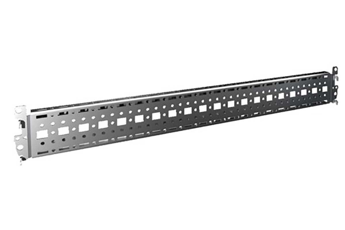 Rittal Sheet Steel Cable Management Panel Punched Section for Use with VX25 Baying Enclosure System, Individual Interior