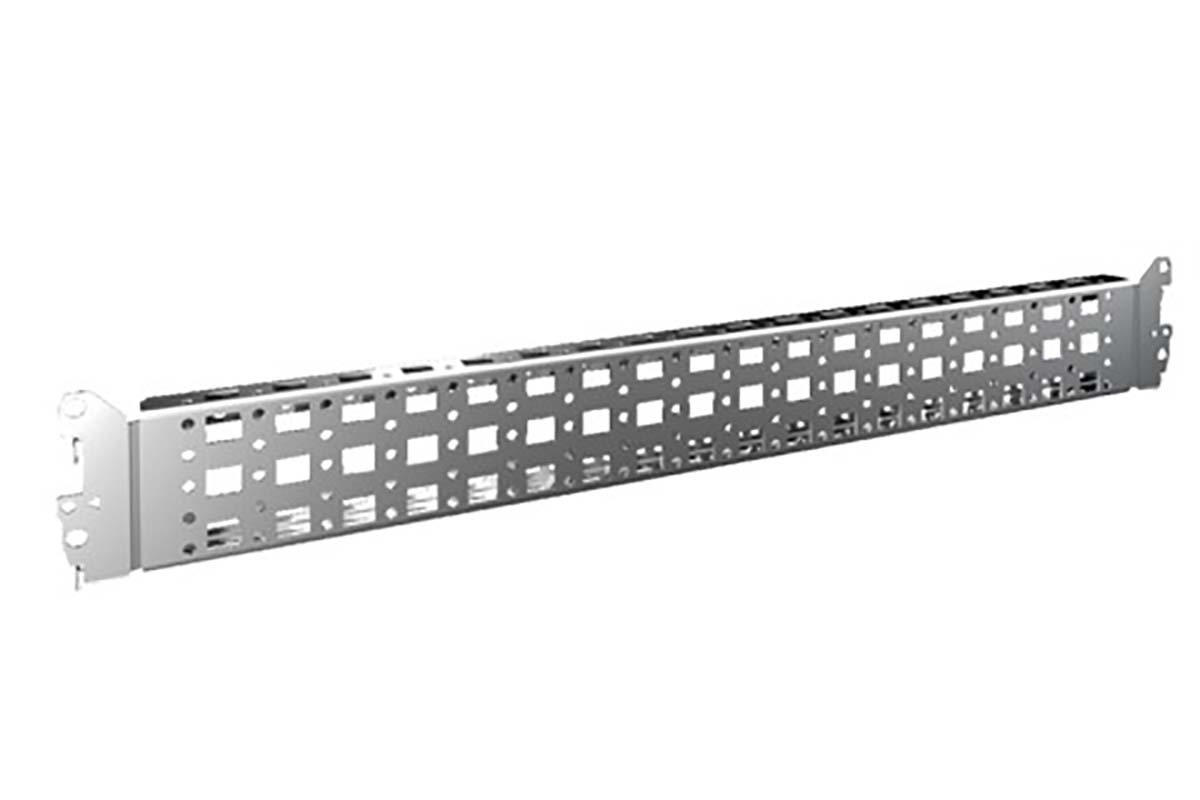 Rittal Sheet Steel Cable Management Panel Punched Section for Use with Individual Interior Installation of the Enclosure