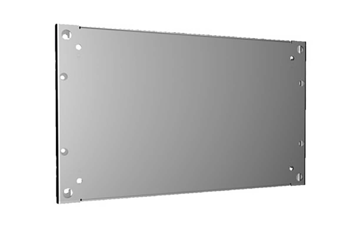 Rittal RAL 7035 Sheet Steel Partial Mounting Plate 400mm