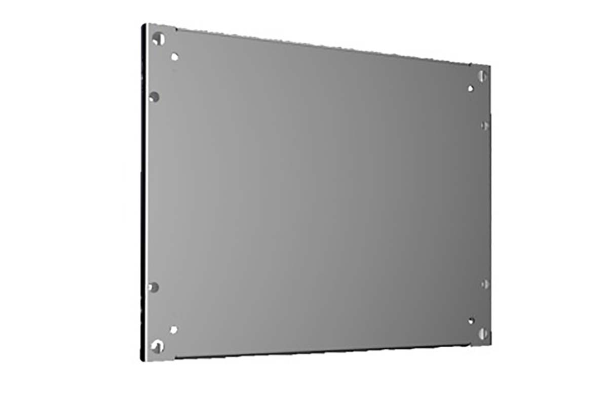 Rittal RAL 7035 Sheet Steel Partial Mounting Plate 500mm