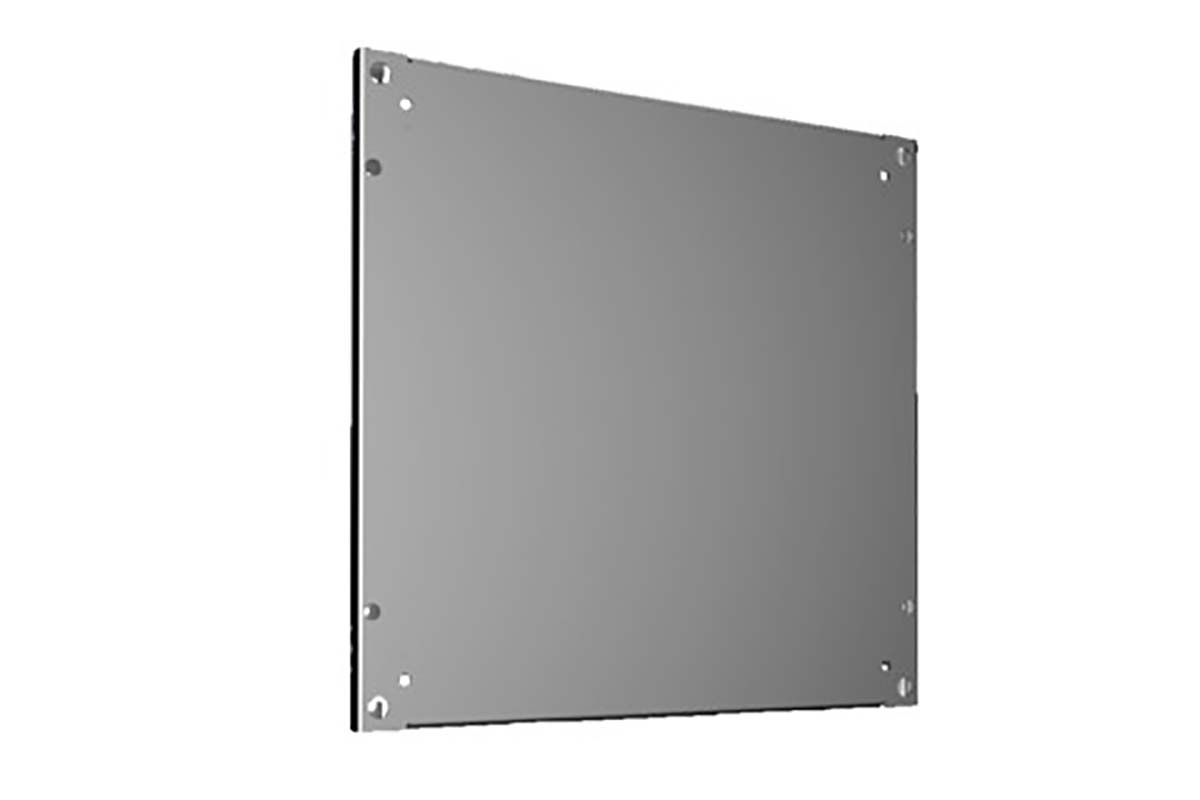 Rittal RAL 7035 Sheet Steel Partial Mounting Plate 600mm