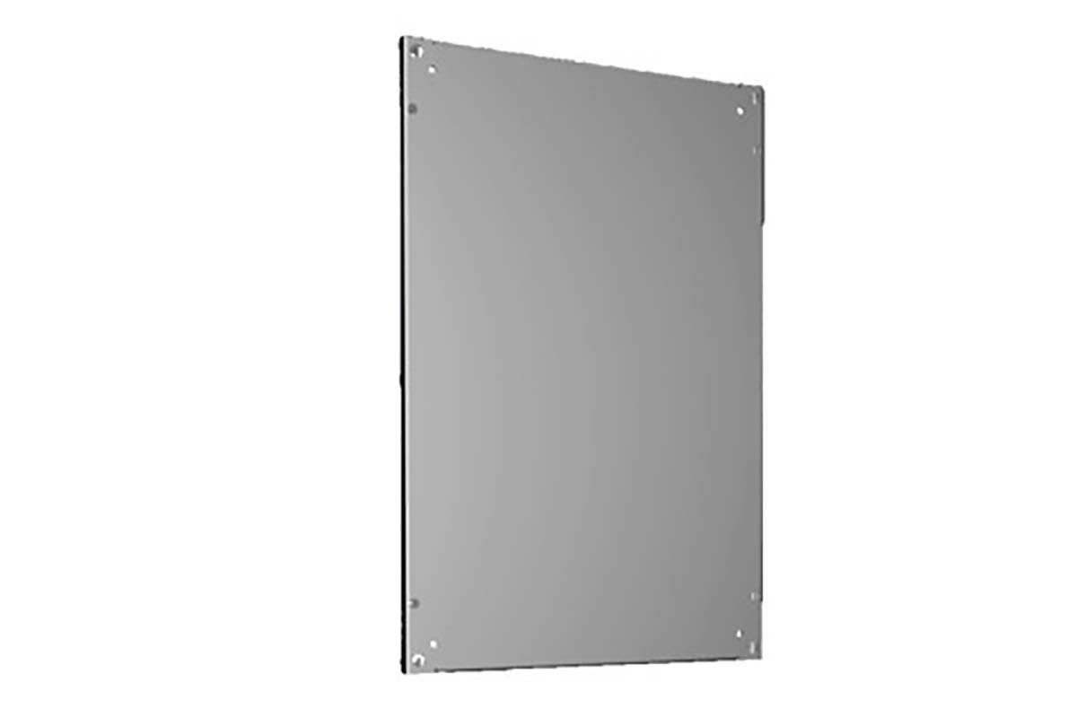 Rittal RAL 7035 Sheet Steel Partial Mounting Plate 500mm