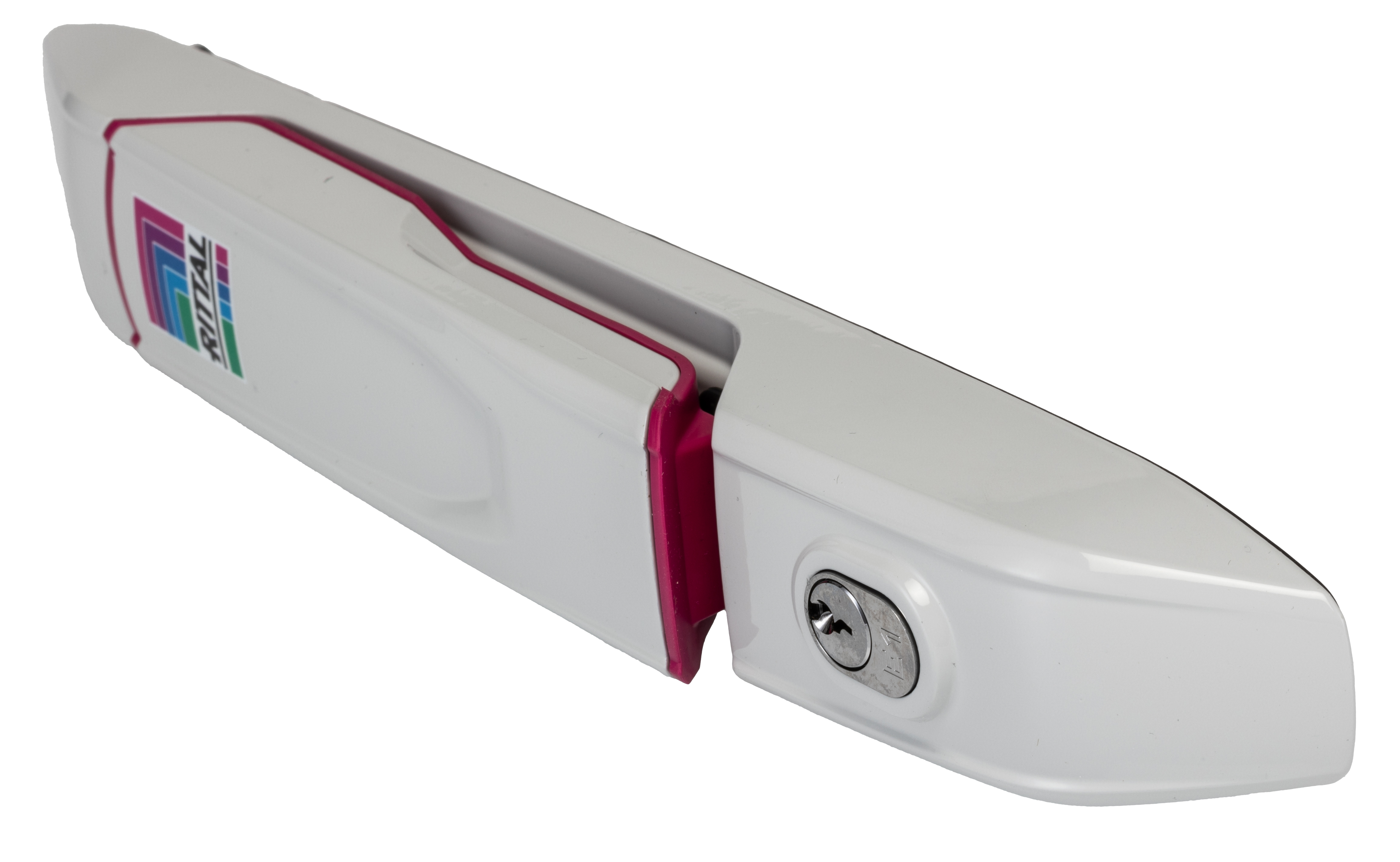 Rittal RAL 7035 Die Cast Zinc Locking Handle, Swing