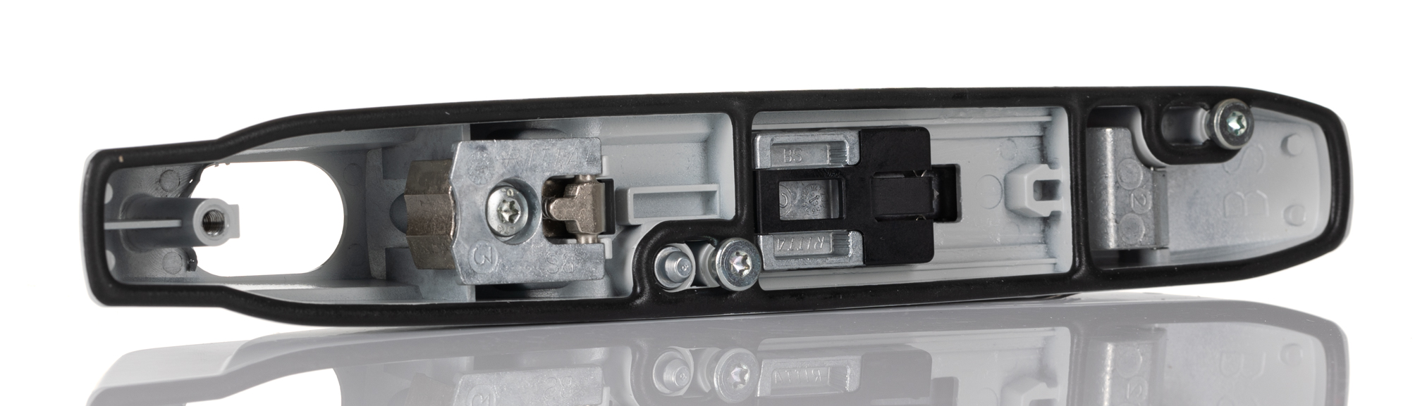 8618270 Rittal Grey Die Cast Zinc Locking Handle, Swing