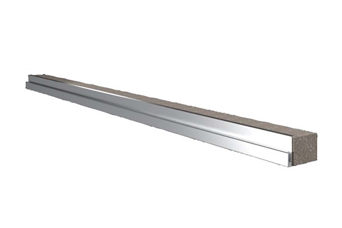 Rittal Silver Aluminium Rear Panel 800 mm 30mm
